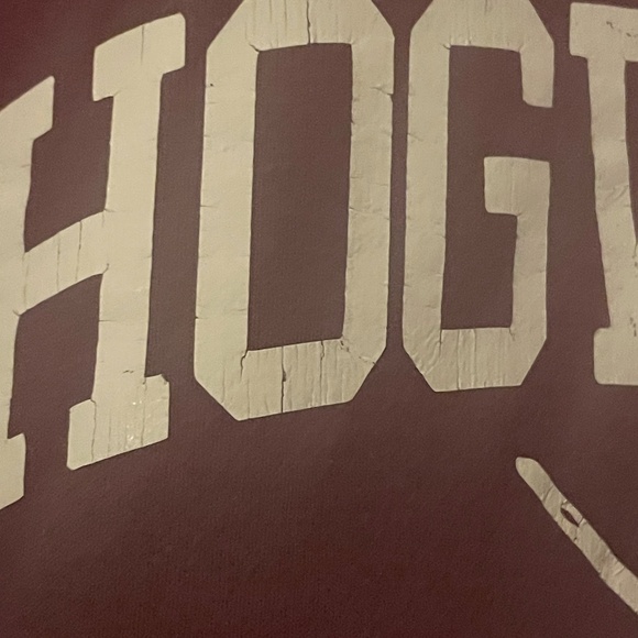 Hogwarts Alumni Gildan Sweatshirt Harry Potter Burgundy Size M GUC Unisex - Picture 4 of 8